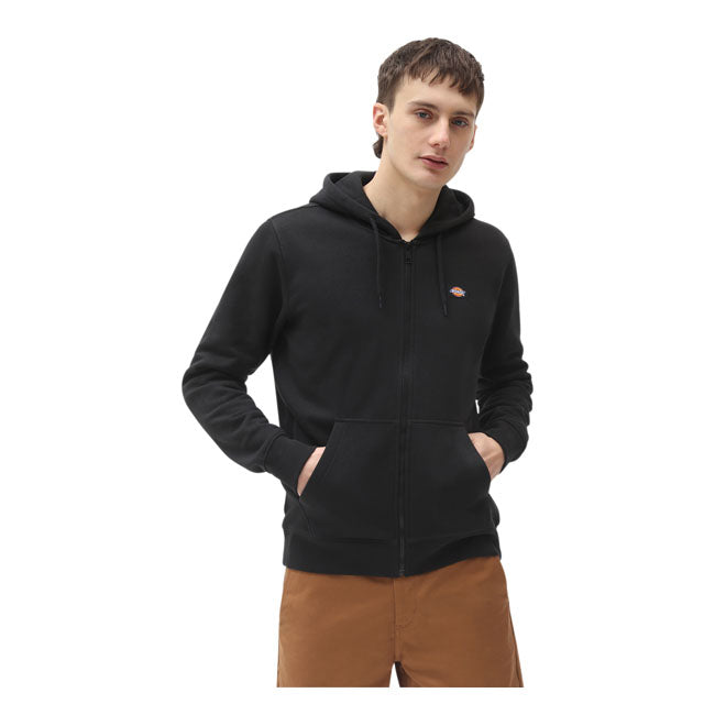 Dickies Oakport Zip Hoodie, Black Hoodie Dickies