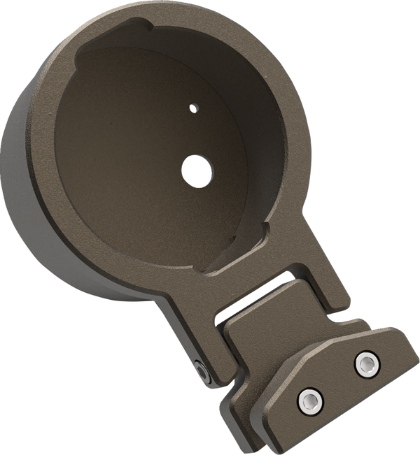 Performance Riser Gauge Mount (Single) Gauge Mount LA Choppers Bronze