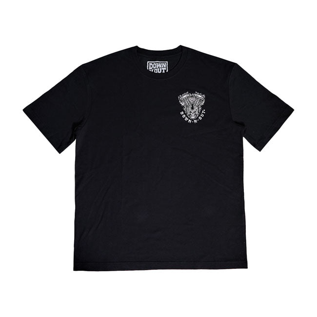 Down N Out Shove It T Shirt Black T-Shirt Down N Out