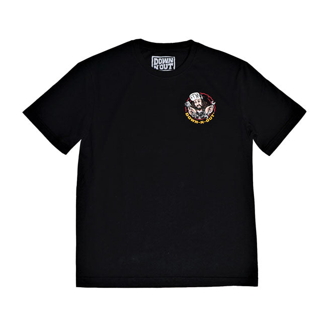 Down N Out Built My Ride T Shirt Black T-Shirt Down N Out