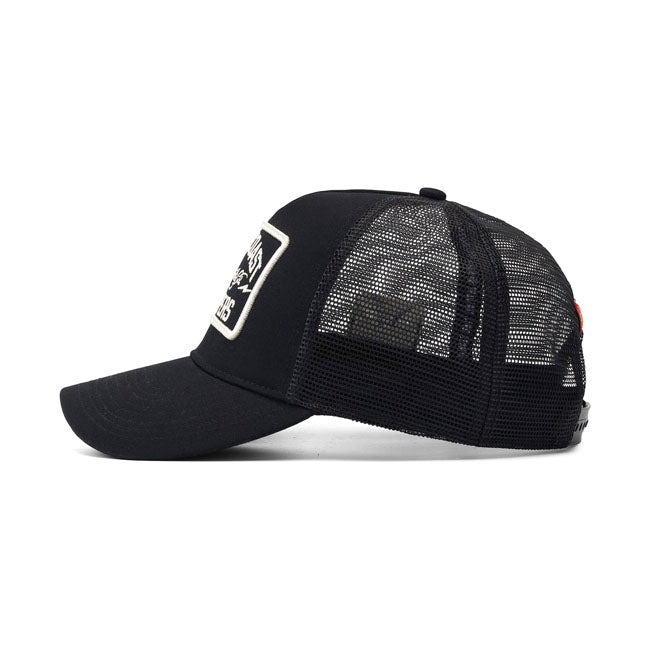 WCC Motorcycle Co. 5-panel trucker cap black Caps West Coast Choppers