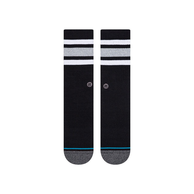 Boyd Crew Sock, Black Socks Stance