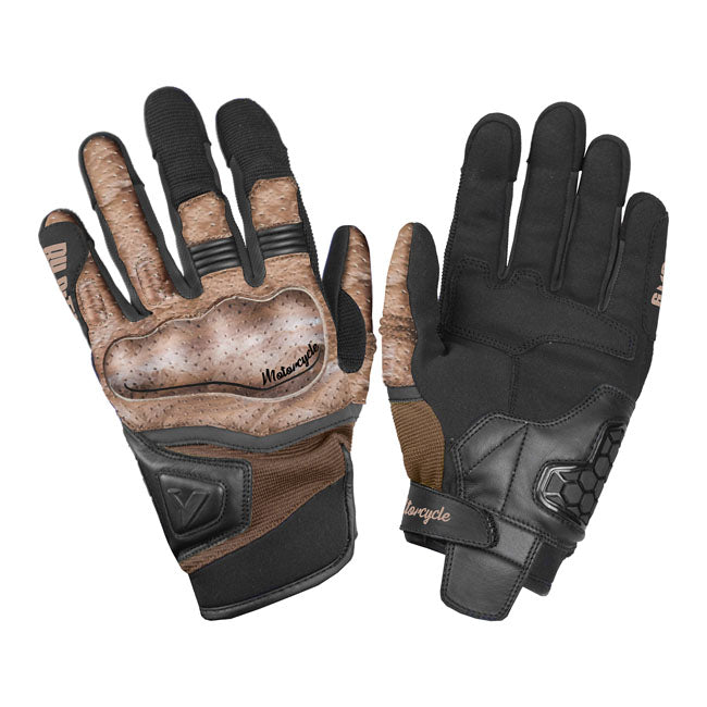 By City Tokio Gloves, Black/Brown Gloves By City XS