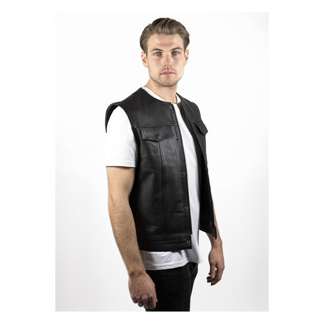 John Doe MC Outlaw leather vest black Vests John Doe