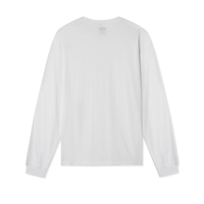Dickies Mapleton Longsleeve, White T-Shirt Long Sleeve Dickies