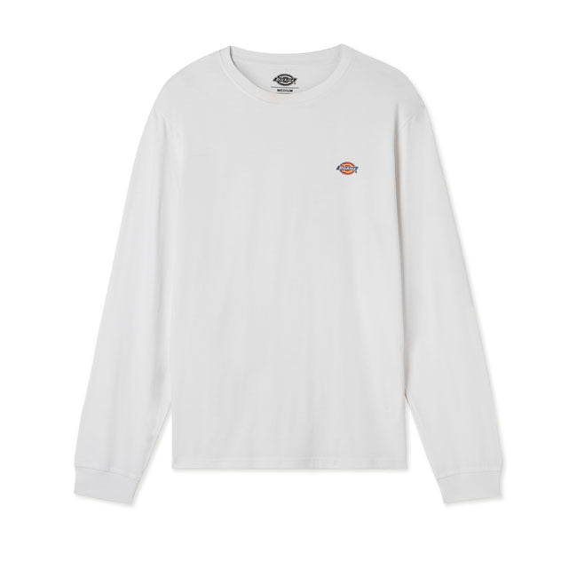 Mapleton Longsleeve, White T-Shirt Dickies