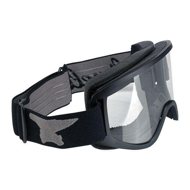 Biltwell Moto 2.0 Script goggles black Riding Eyewear Biltwell