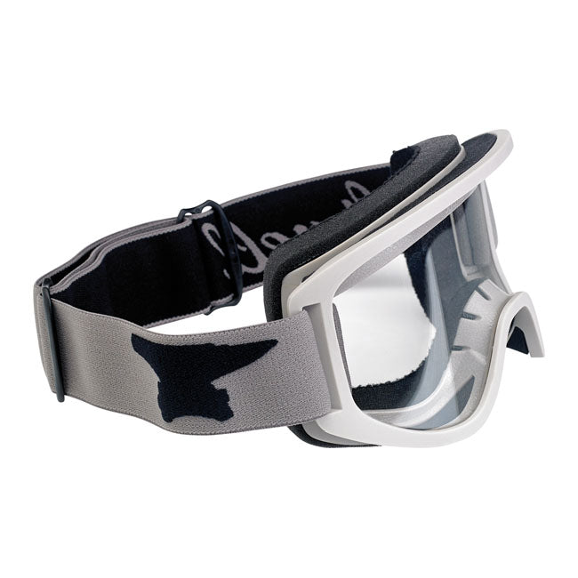 Biltwell Moto 2.0 Script goggles titanium Riding Eyewear Biltwell
