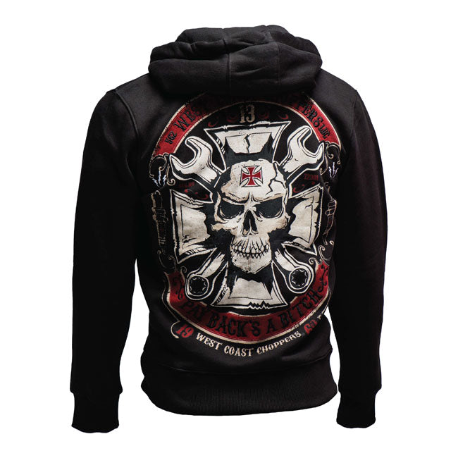 WCC Mechanic zip hoodie black Hoodie & Sweatshirt West Coast Choppers