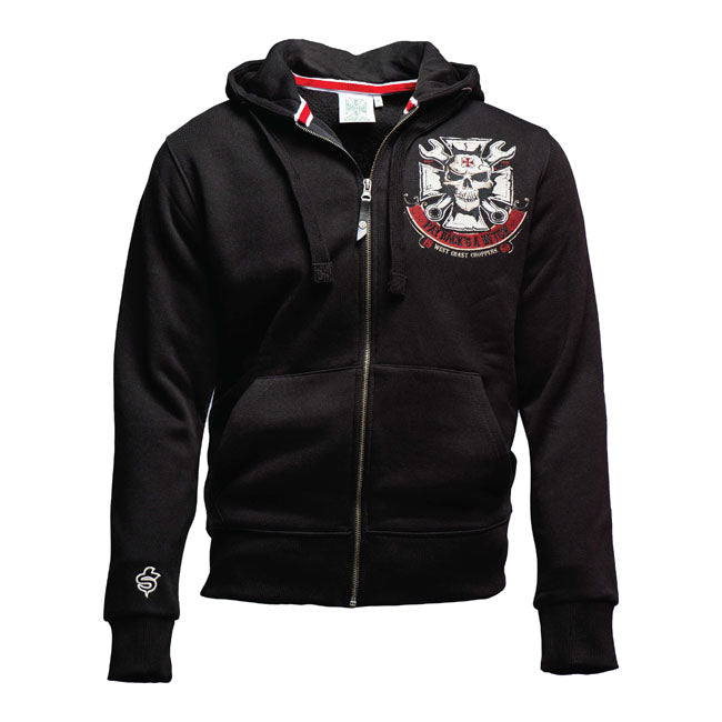 WCC Mechanic zip hoodie black Hoodie & Sweatshirt West Coast Choppers