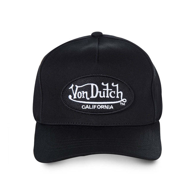 Von Dutch logo cap black Caps Von Dutch