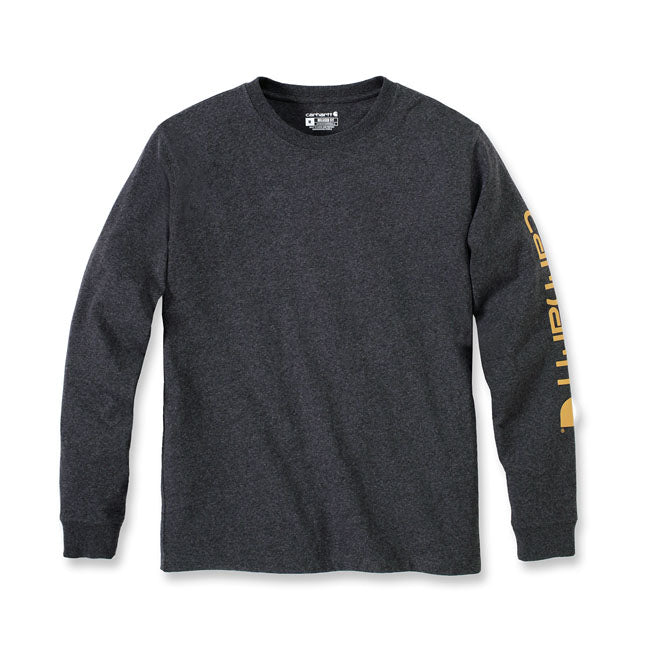 Carhartt Sleeve logo long sleeve carbon heather T-Shirt Long Sleeve Carhartt