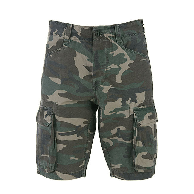 Army Surplus Cargo short woodland stonewashed Shorts Army Surplus