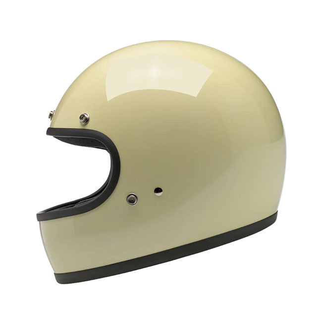 Biltwell Gringo helmet gloss vintage white Helmets Biltwell