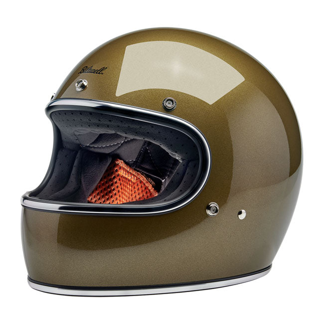 Biltwell Gringo helmet ugly gold metallic Helmets Biltwell