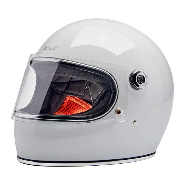 Biltwell Gringo S helmet gloss white Helmets Biltwell