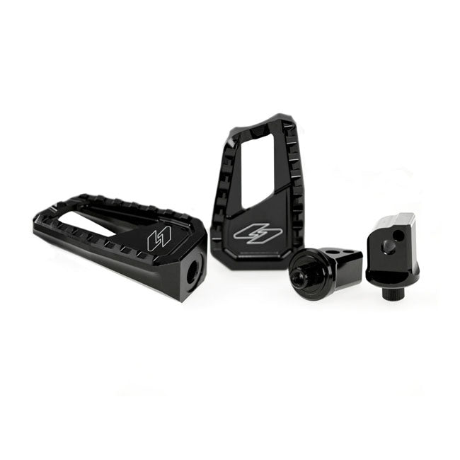 Apex Edge Foot Pegs Foot Pegs Kraus Motor Co. Black 18+ Softail Passenger