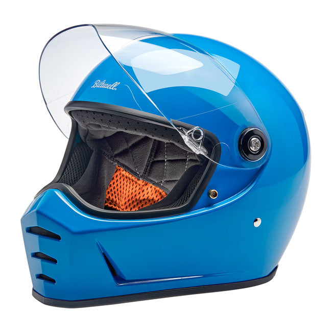 Biltwell Lane Splitter helmet tahoe blue Helmets Biltwell