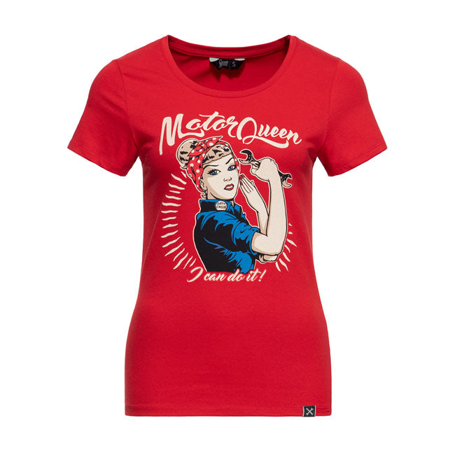 Queen Kerosin Motor Queen I Can Do It T Shirt Red T-Shirt King Kerosin