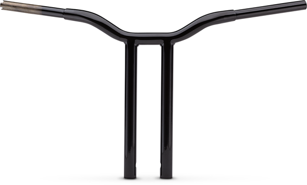 1-Piece Kage Fighter T-Bar Handlebar LA Choppers Black 16"