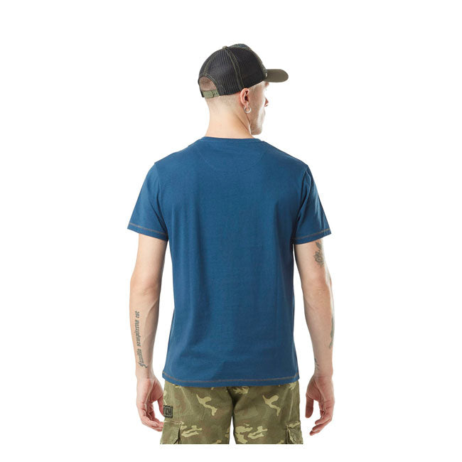 Von Dutch Drive t-shirt blue/white T-Shirt Von Dutch