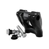 Isolated Kickback Risers Risers Kraus Motor Co. 5" (Not compatible w/Raptor or T-Rex Pull Back Plate) 1-1/8" Black