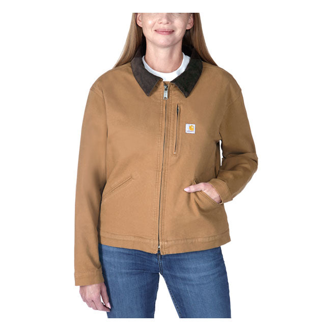 Detroit Canvas Female Jacket Carhartt, Brown Jacket Carhartt