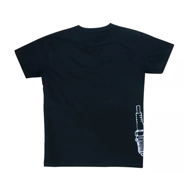 Rusty Pistons Garage T Shirt Black T-Shirt Rusty Pistons