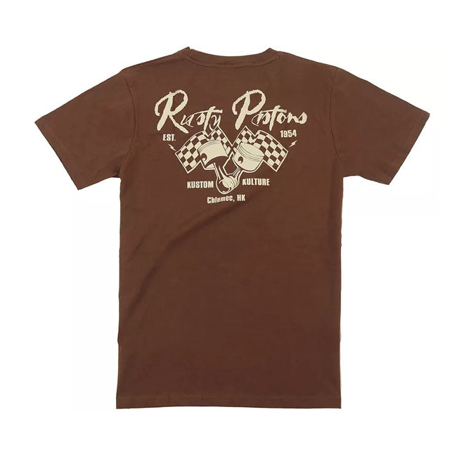 Rusty Pistons Carson T Shirt Brown T-Shirt Rusty Pistons