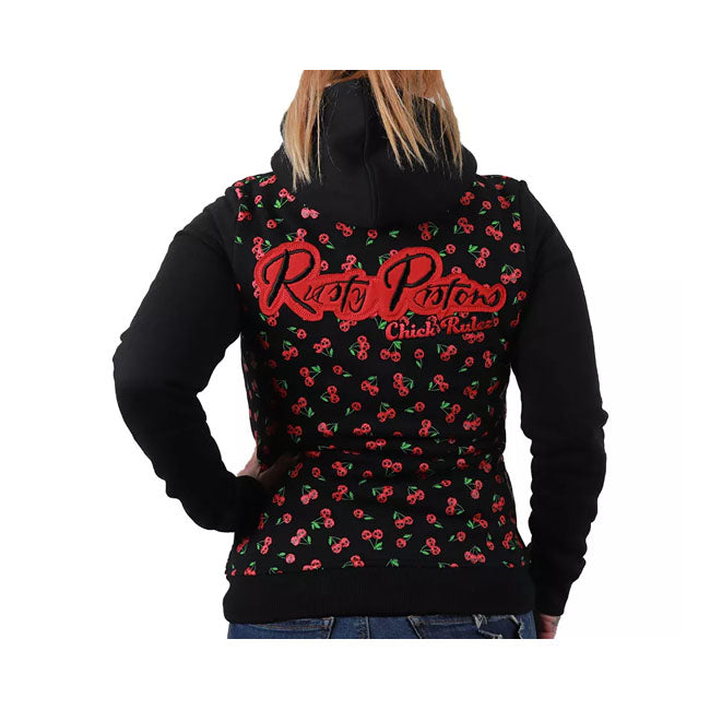 Rusty Pistons Borego Female Zip Hoodie Black Hoodie & Sweatshirt Rusty Pistons