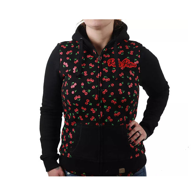 Rusty Pistons Borego Female Zip Hoodie Black Hoodie & Sweatshirt Rusty Pistons