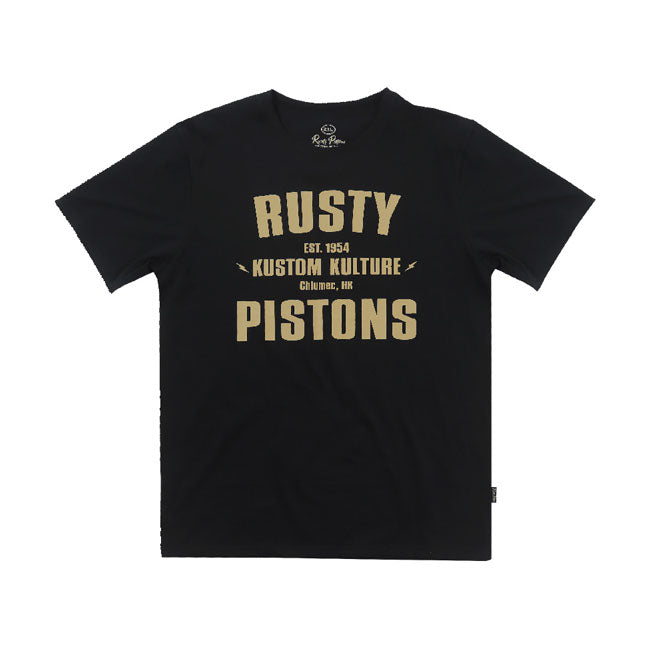 Rusty Pistons Irwindale T Shirt Black T-Shirt Rusty Pistons