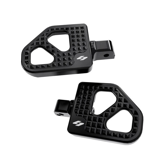 Max Lean Mini Boards - 18+ Softail Foot Pegs Kraus Motor Co. Black Anodized 18+ Softail - Passenger