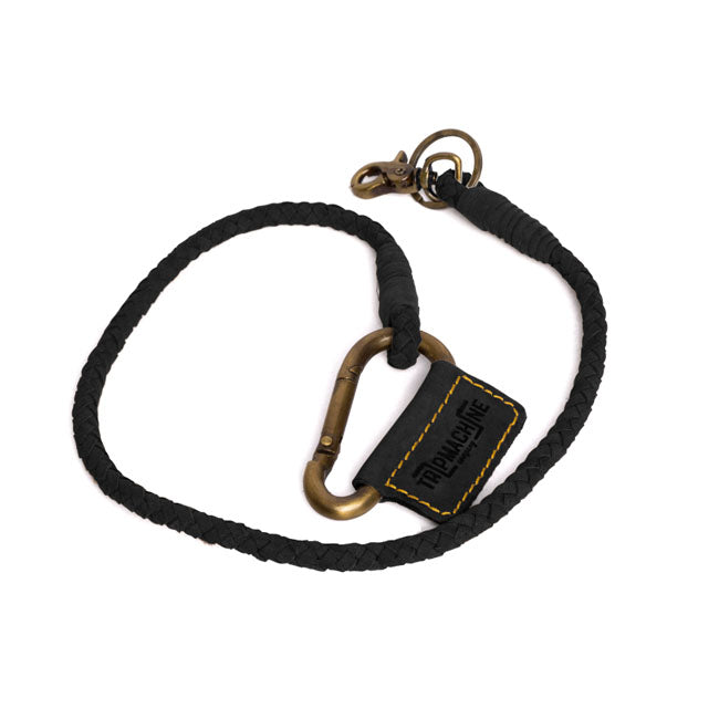 Trip Machine Braided Key Chain Black Lifestyle Accessory Tripmachine