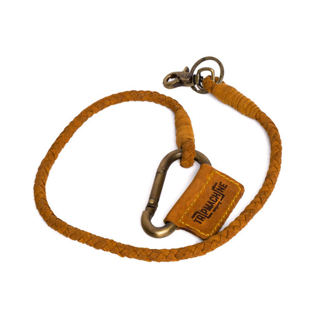 Trip Machine Braided Key Chain Tan Lifestyle Accessory Tripmachine