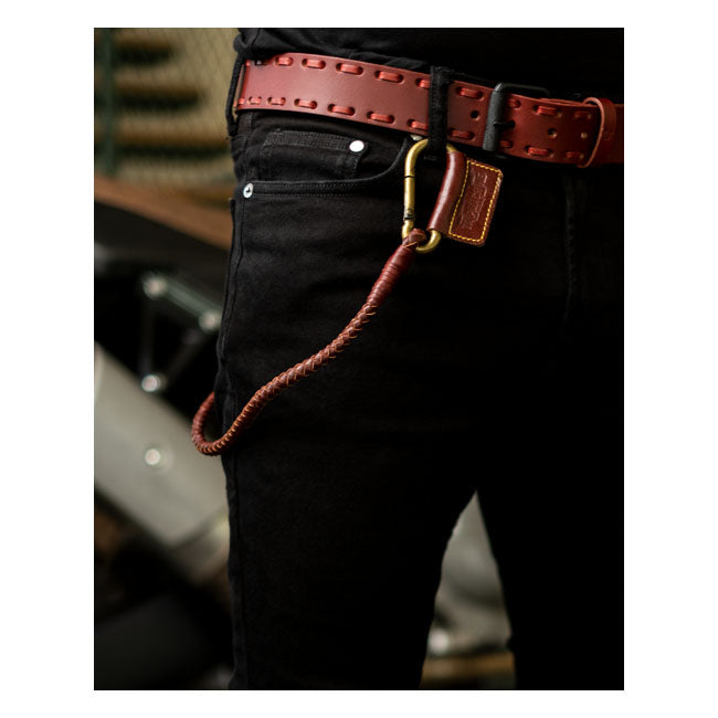 Trip Machine Braided Key Chain Cherry Red Lifestyle Accessory Tripmachine