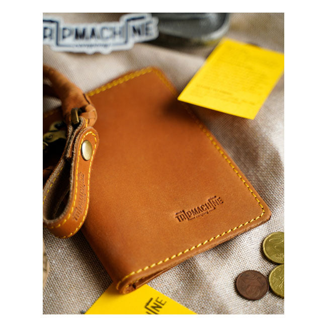 Trip Machine Explorer Wallet Vintage Tan Lifestyle Accessory Tripmachine