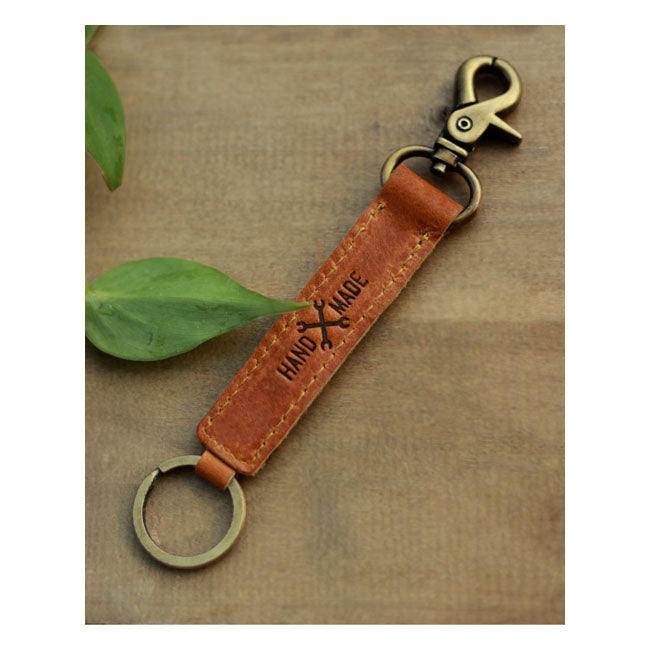 Trip Machine Classic Keyring Vintage Tan Lifestyle Accessory Tripmachine