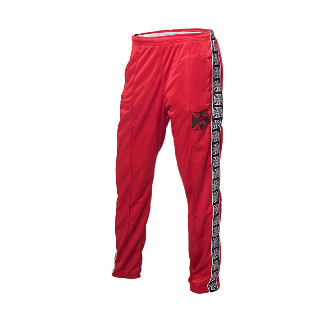 WCC OG Tracksuit pants red Casual Pants & Shorts West Coast Choppers