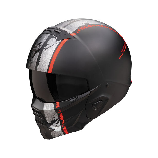 Scorpion Exo-Combat II Lord matt black/red Helmets Scorpion