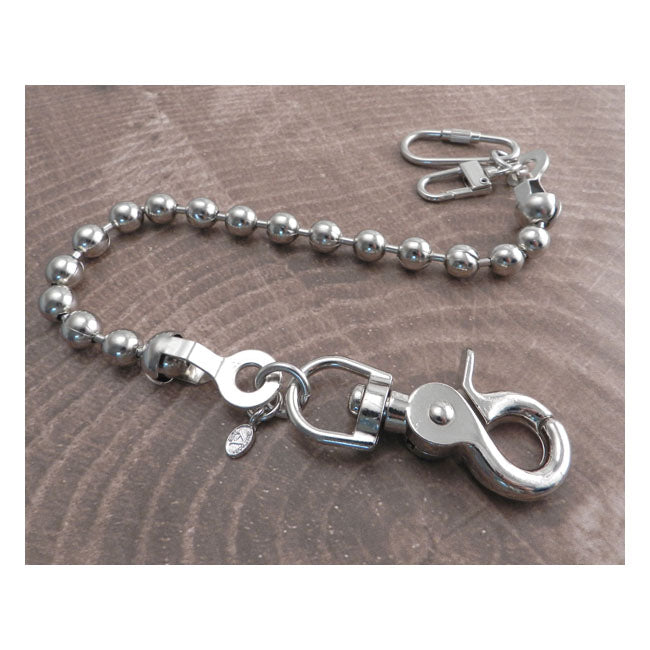Amigaz Wallet Chain Ball Chain Key Leash 8" Lifestyle Accessory Amigaz