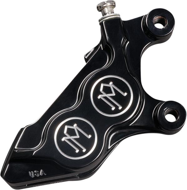 4 Piston Direct Bolt-On Front Caliper Brake Calipers Performance Machine (Pm) Contrast Cut Right