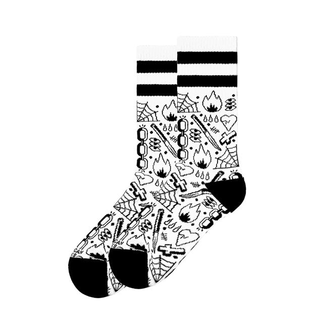American Socks Broken Chain Mid High socks Socks American Socks