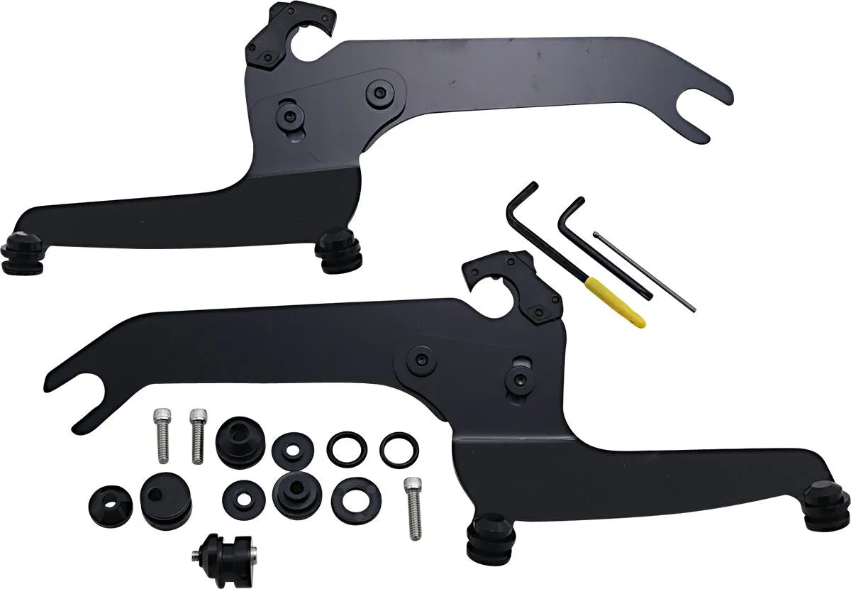 Sportshield Trigger-Lock Complete Mounting Hardware - 18-21 Softail Slim Fairing Brackets Memphis Shades