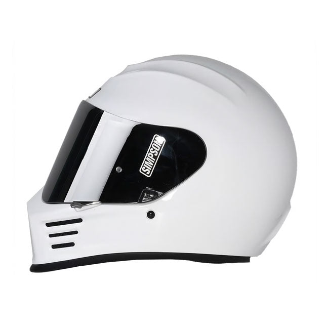 Simpson Speed Helmet, White Full Face Helmet Simpson Helmets
