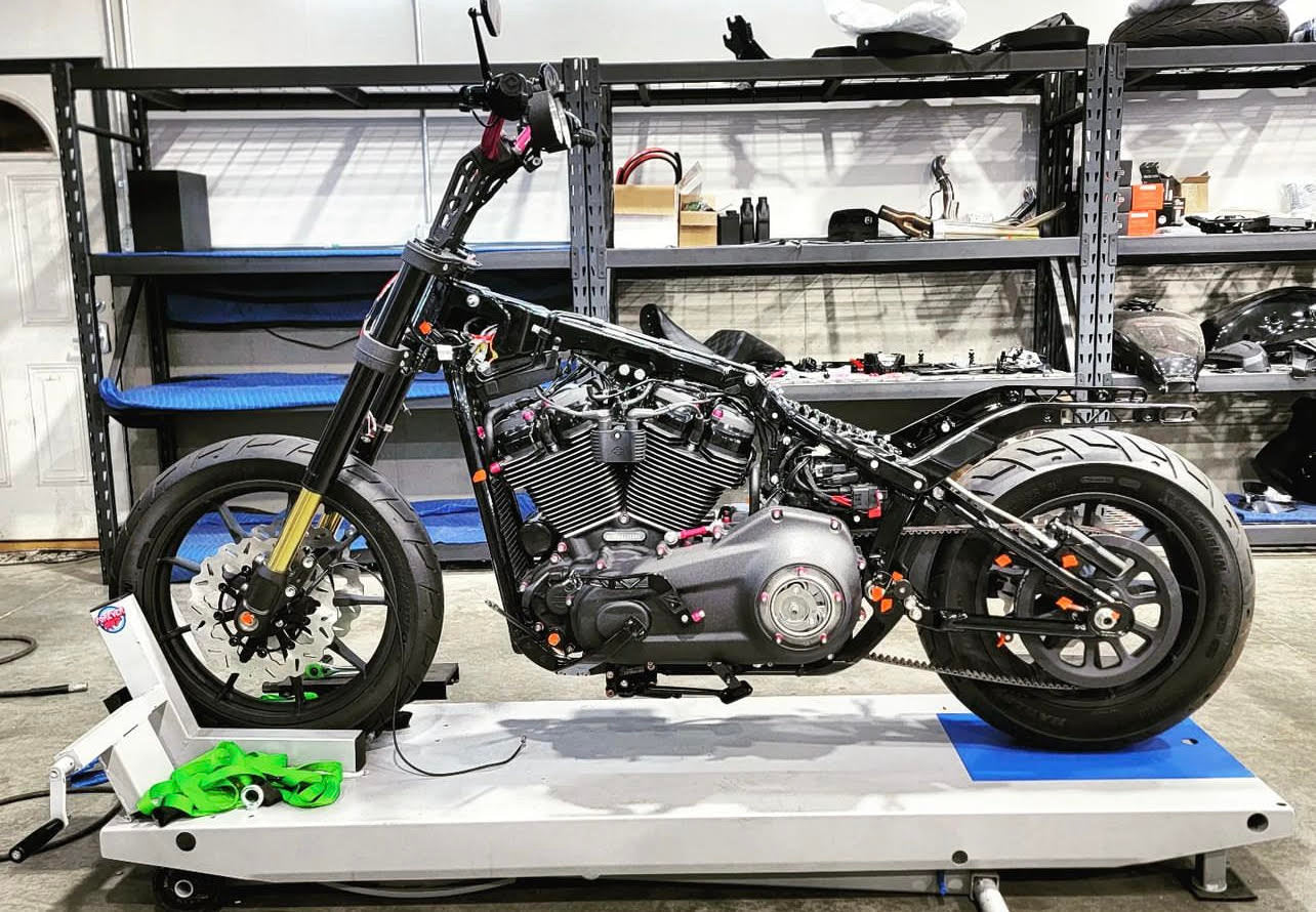 DMR Destroyer Design Machined Fender Struts - 18+ Softail Fender Struts Death Metal Racing