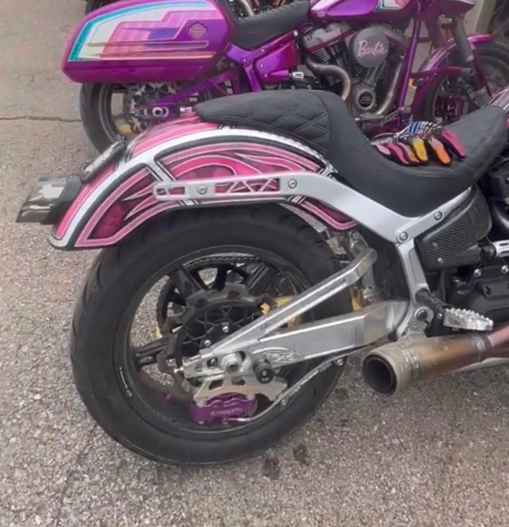 DMR Destroyer Design Machined Fender Struts - 18+ Softail Fender Struts Death Metal Racing