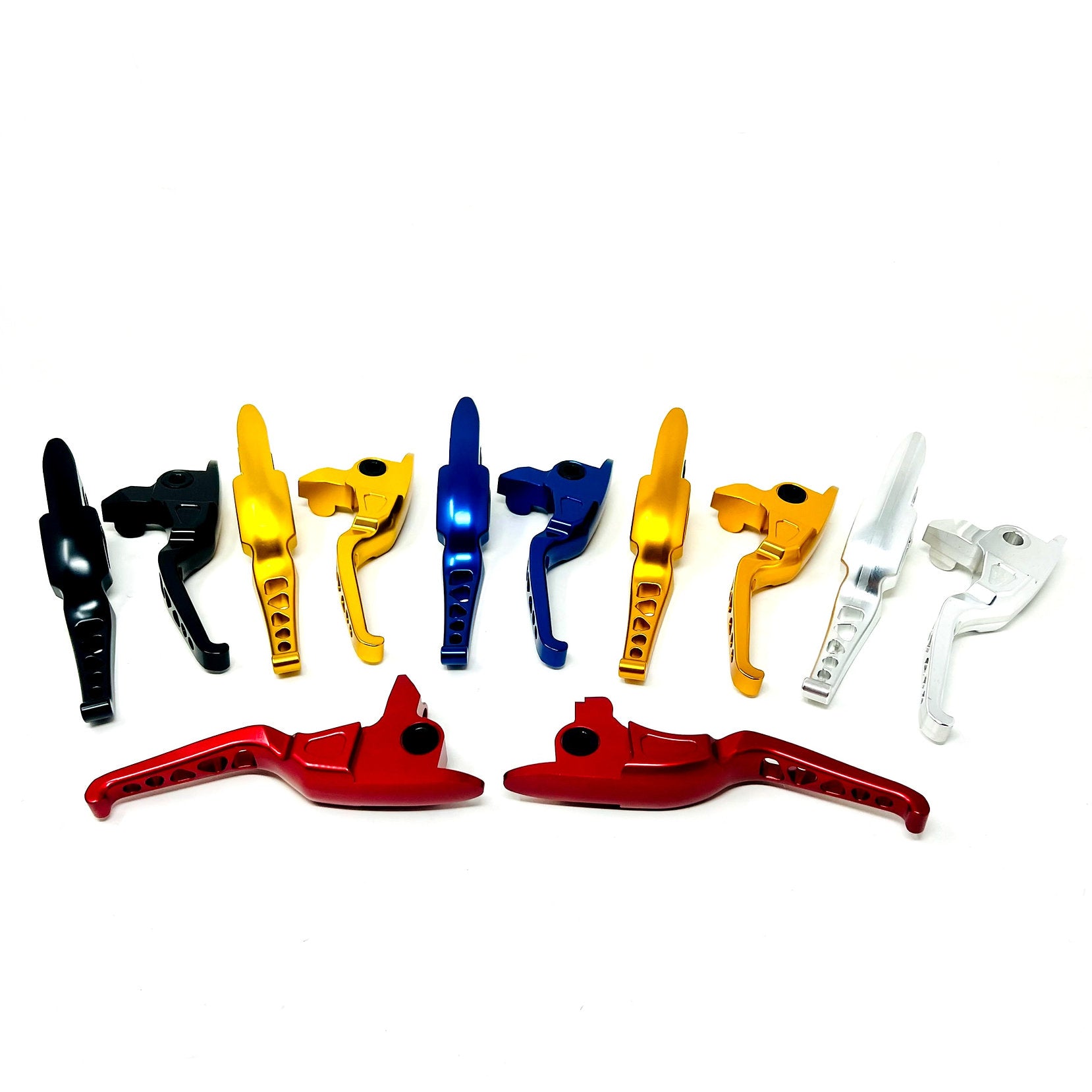 DMR Destroyer Shorty Brake and Clutch Lever Set - 15+ Softail Death Metal Racing