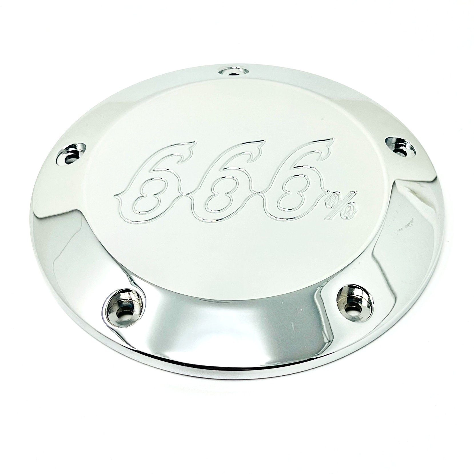 DMR Derby Cover - 19+ Softail Derby Cover Death Metal Racing Chrome 666%