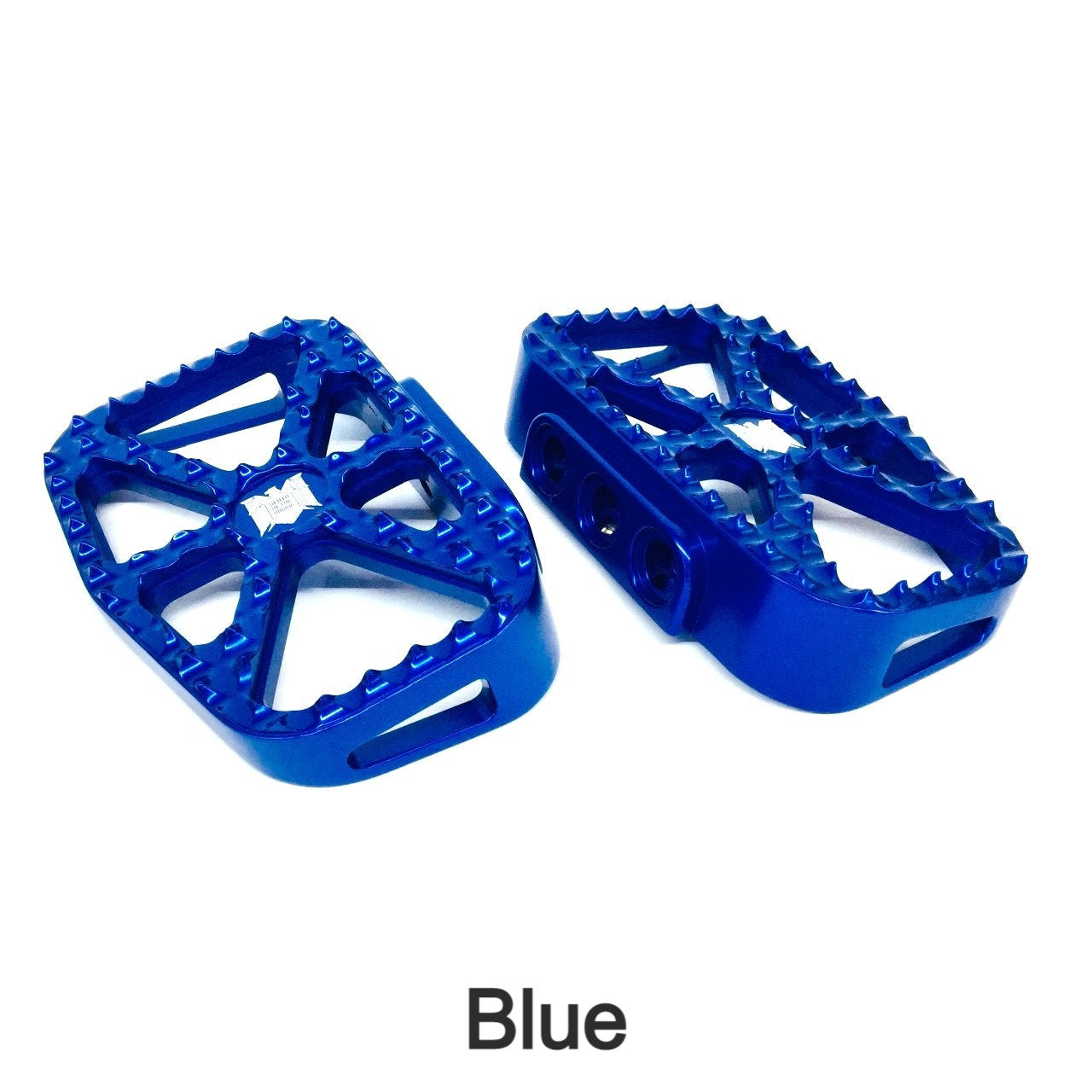 DMR Bear Trap Mini Boards Floorboards Death Metal Racing Blue Standard Male Mount Clevis